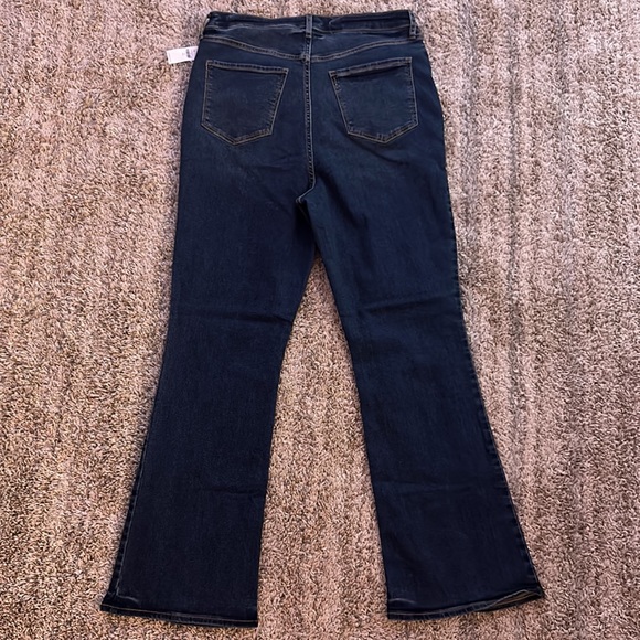 NWT Old Navy Higher high rise cropped flare jeans TALL - Picture 10 of 12